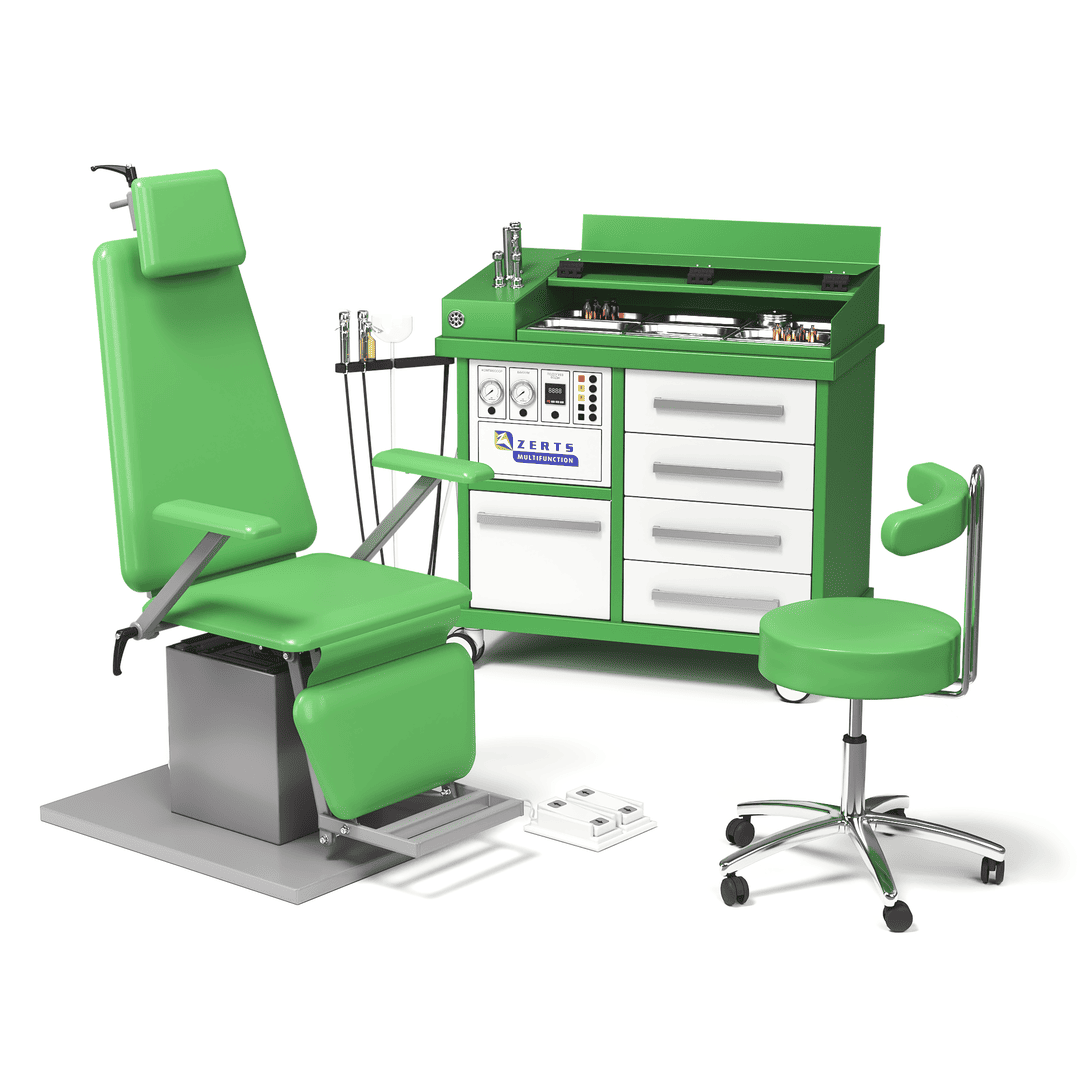 ЛОР-комбайн EXPERT Plus + ЛОР-кресло +  Табурет медицинский для персонала ТМС-1 